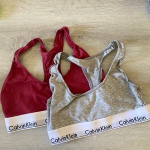 Calvin Klein bralettes